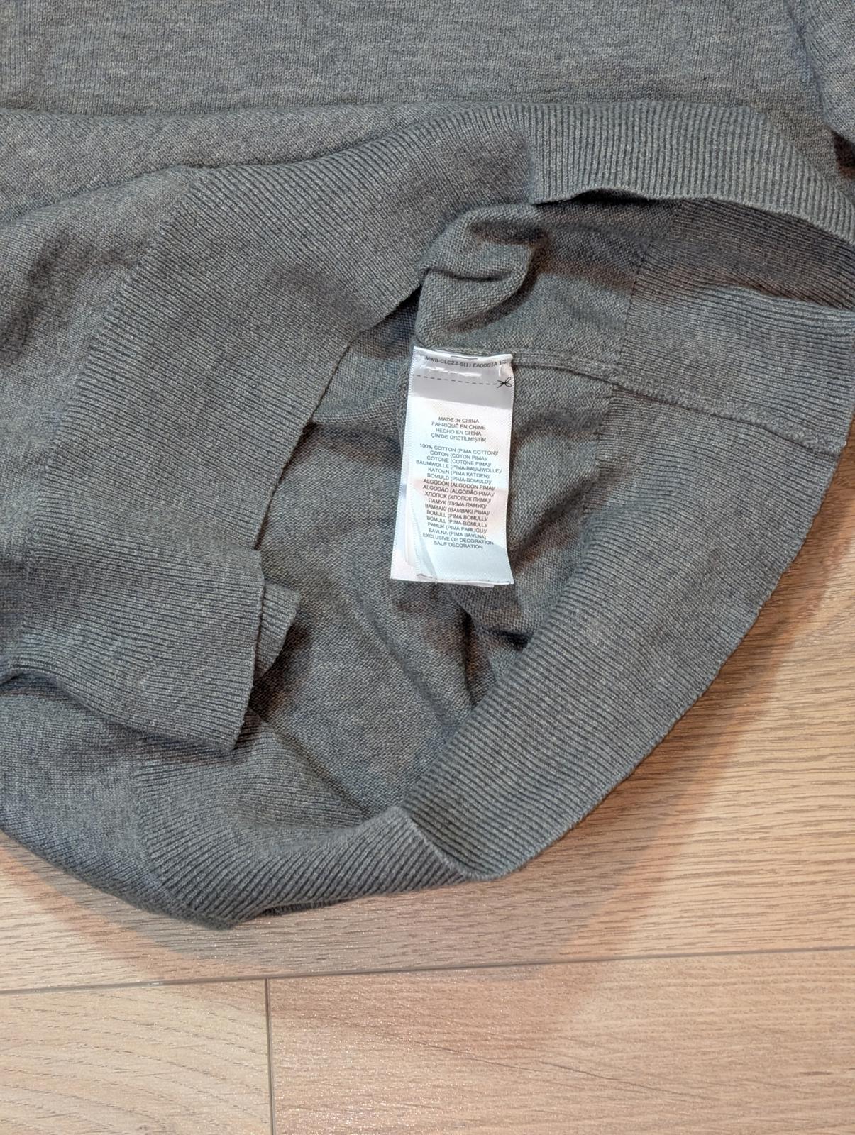 Ralph Lauren Men's V Neck Sweatshirt Jumper - Grey - Size XL