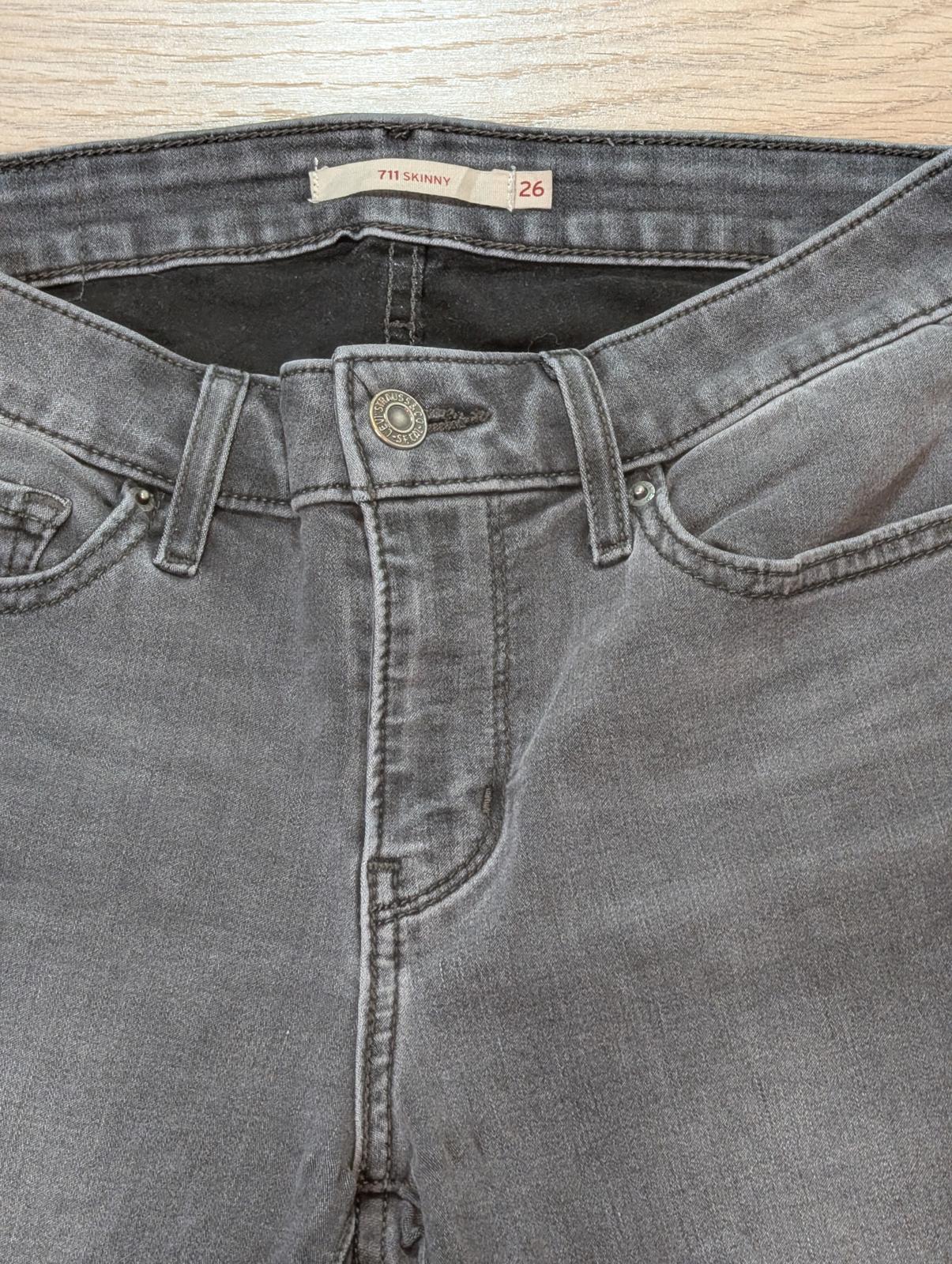 Levi's Women's 711 Skinny Jeans - Grey - Size 26W 28L
