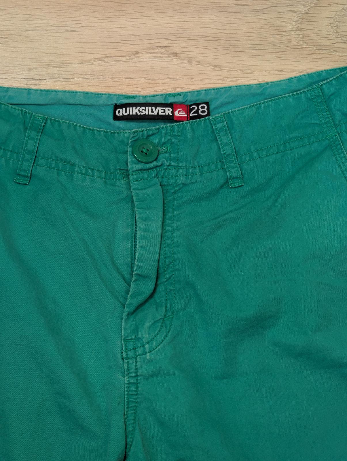 Quicksilver Men's Shorts - Green - Size 28W