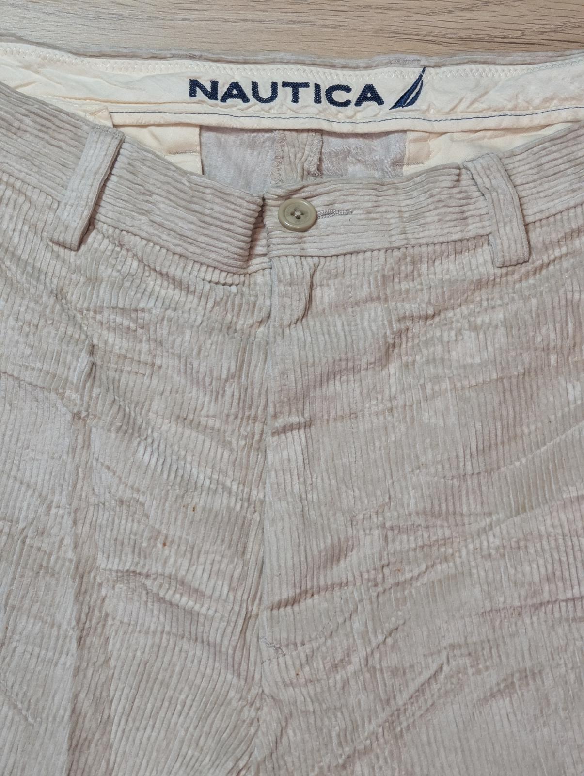 Nautica Men's Corduroy Trousers - Beige - Size 36W 32L