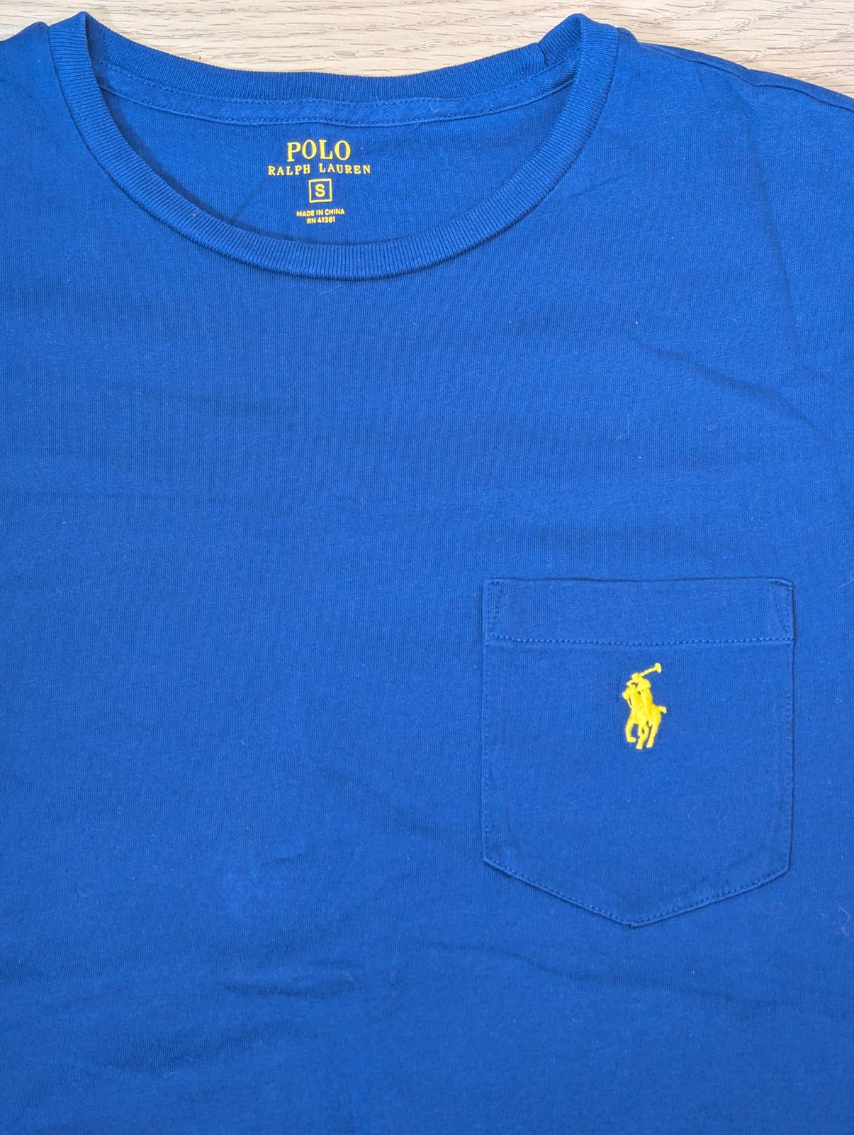Ralph Lauren Men's T Shirt - Blue - Size Small