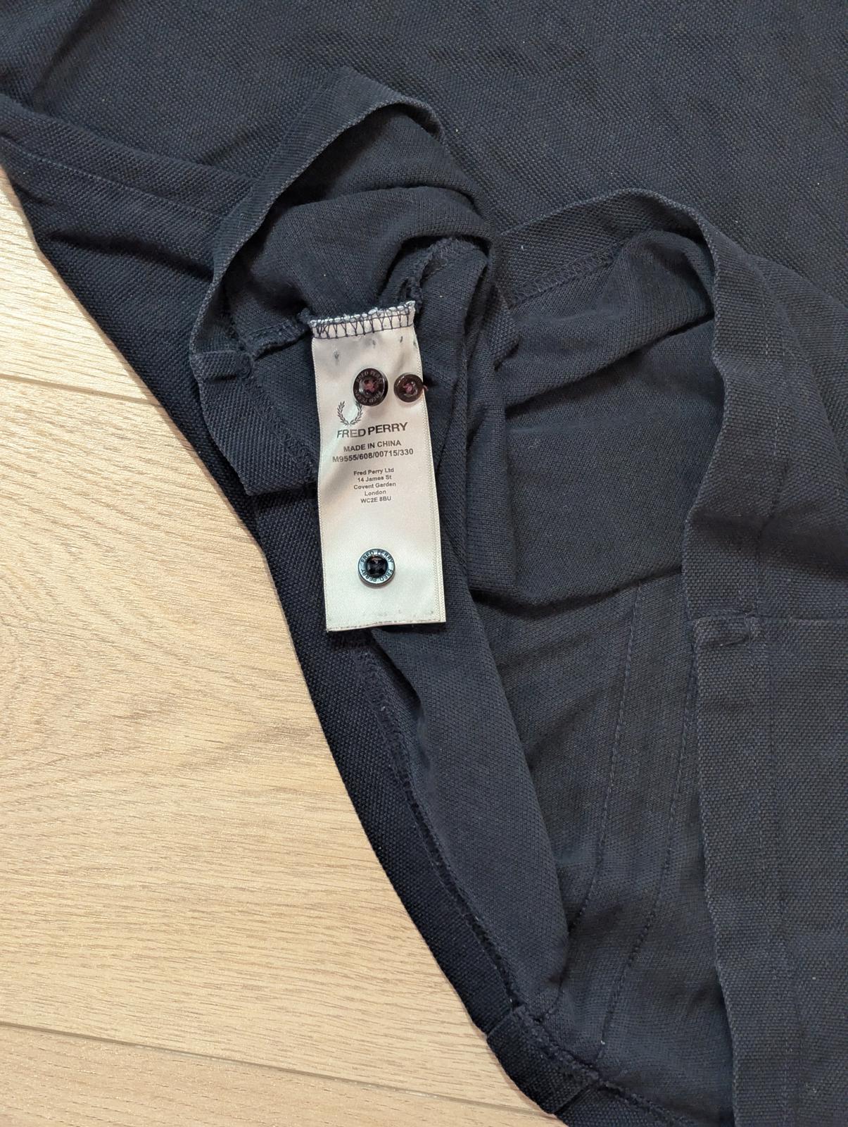Fred Perry Men's Polo T Shirt - Navy - Size Medium