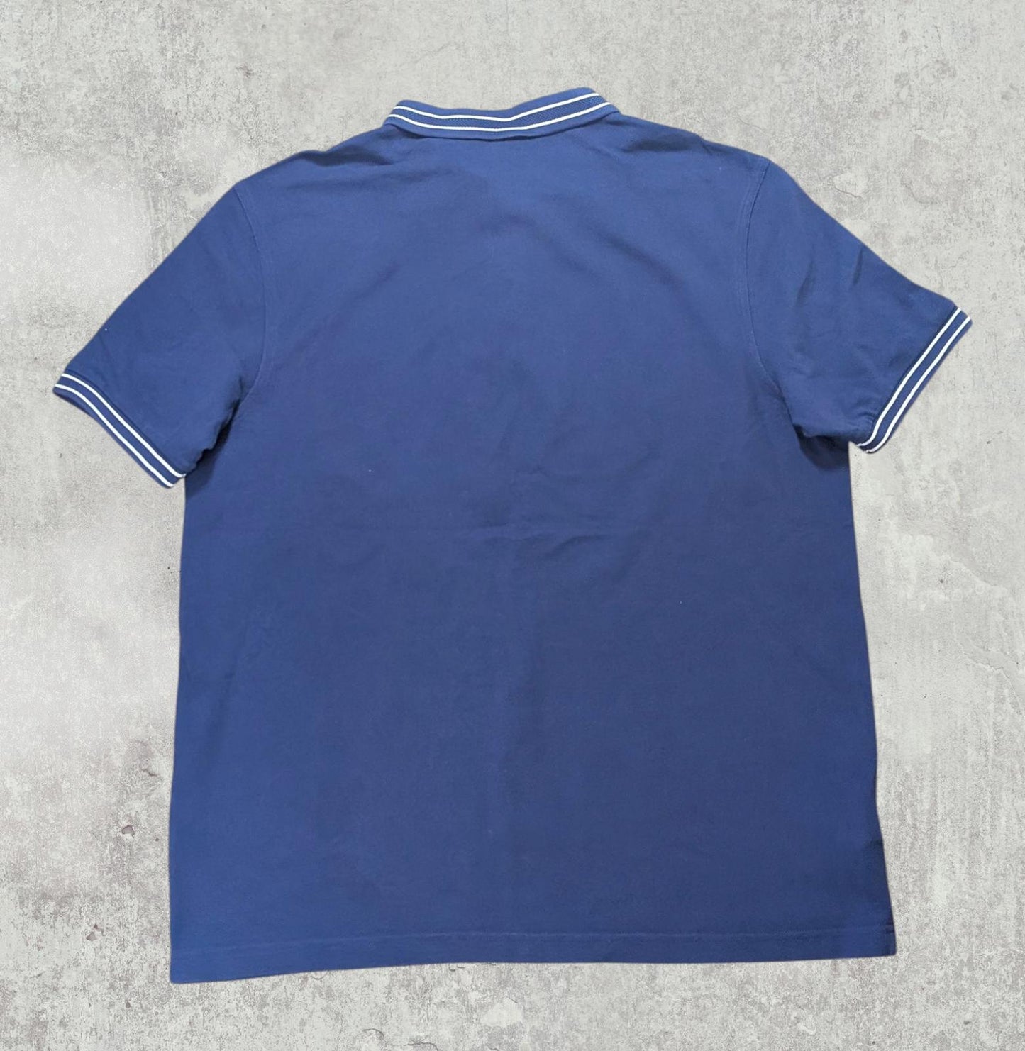 Fred Perry Men's Polo T Shirt - Blue - Size XL