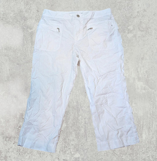 Lauren Ralph Lauren Women's Capri Trousers - White - Size 30W 20L