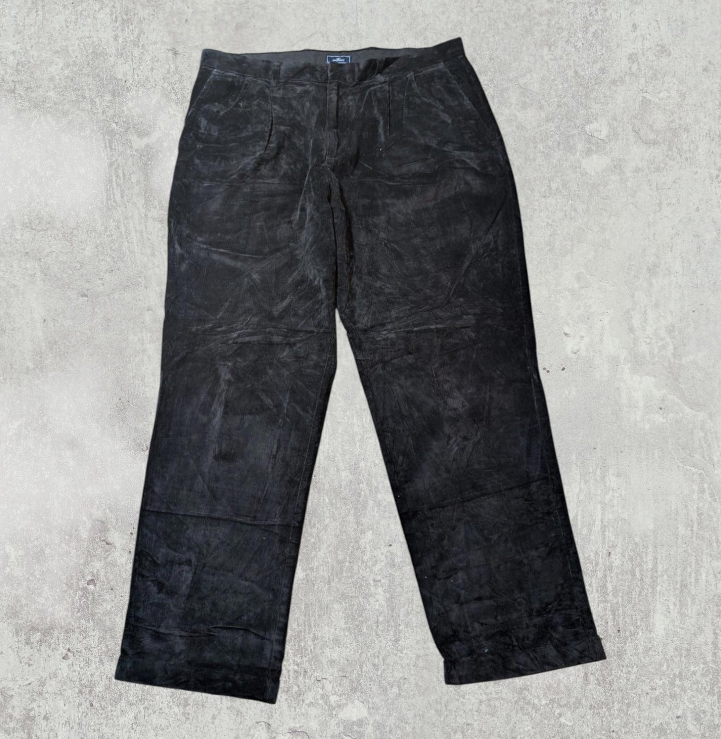 Dockers Men's Corduroy Trousers - Black - Size 38W 32L