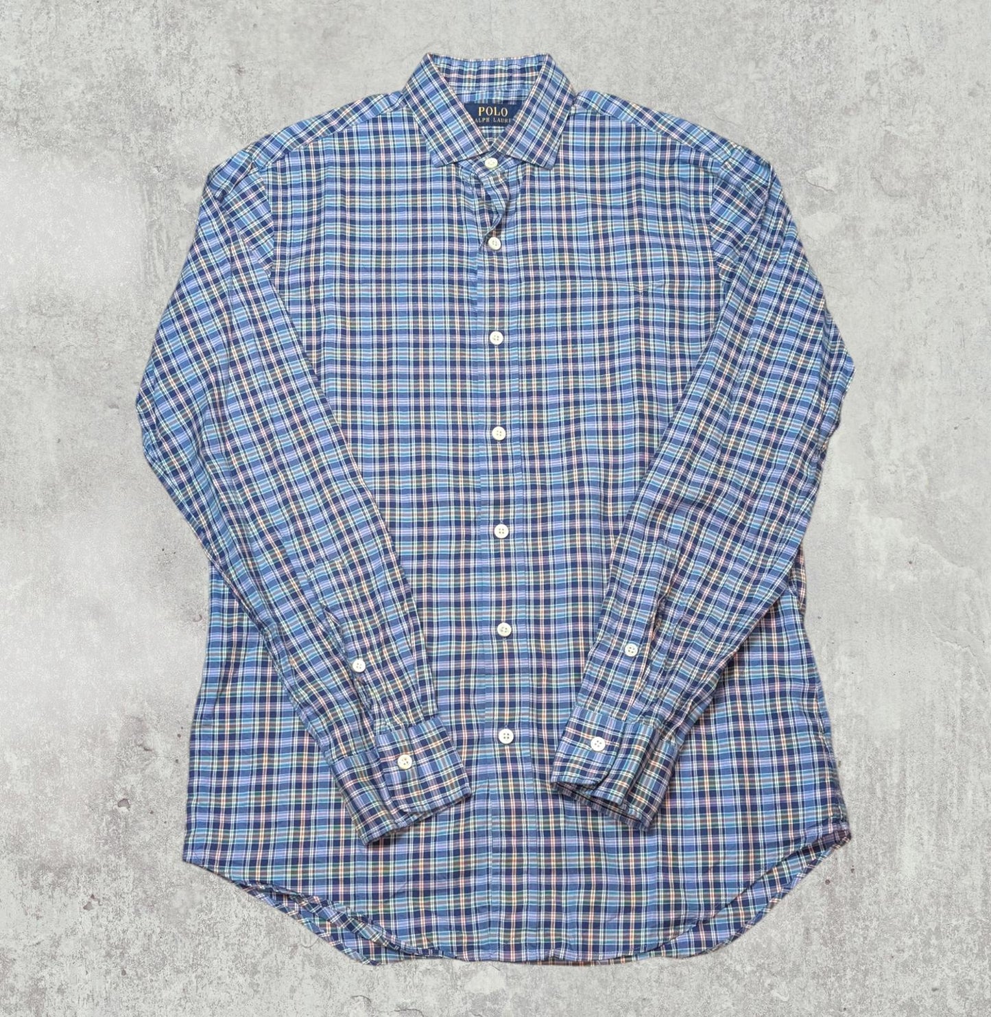 Ralph Lauren Men's Check Shirt - Blue - Size Small
