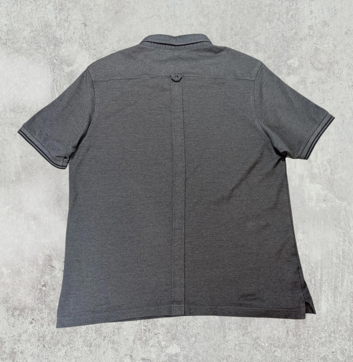 Fred Perry Men's Slim Fit Polo T Shirt - Grey - Size XL