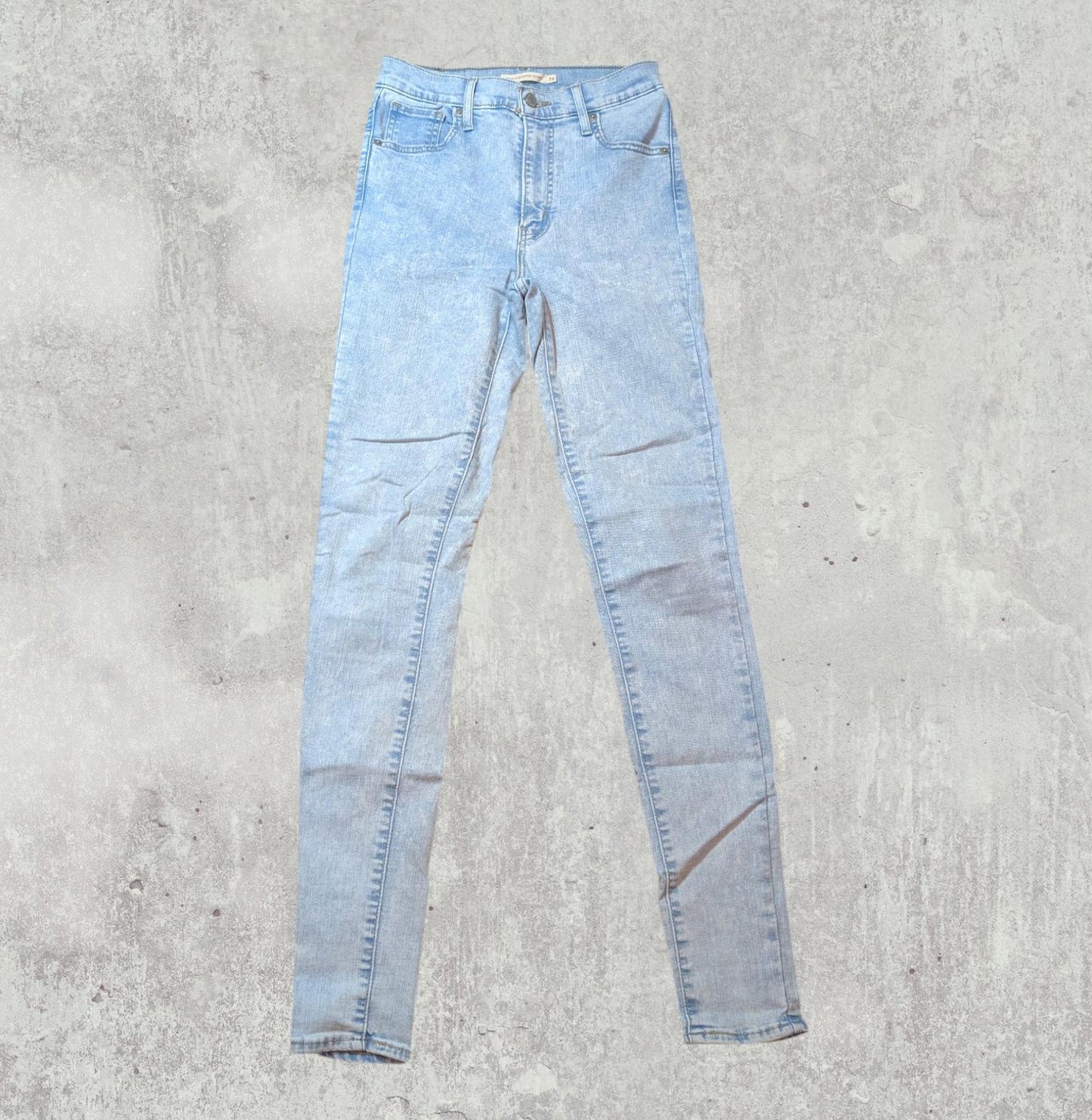 Levi's Women's Mile High Super Skinny Jeans - Blue - Size 26W 32L