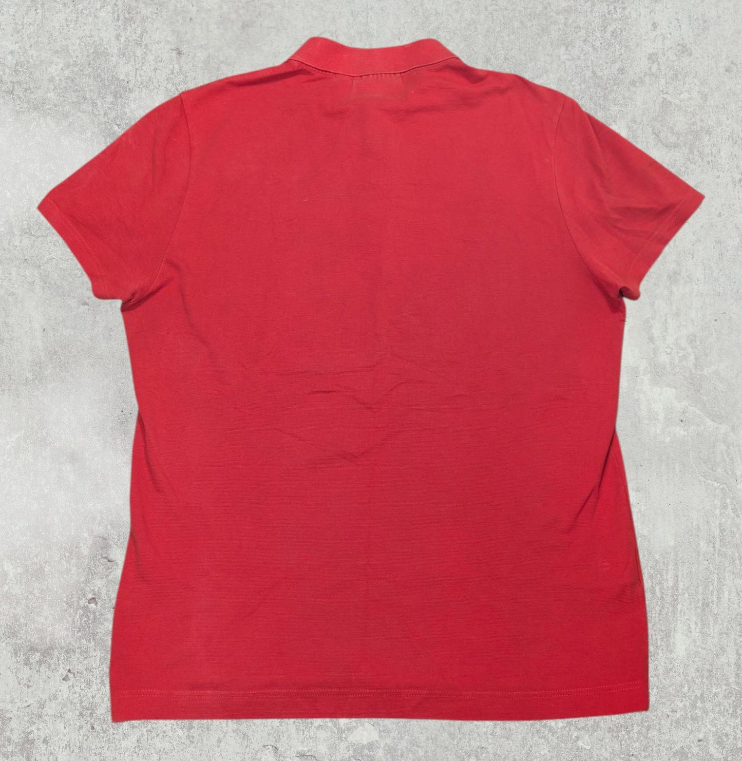 Lacoste Men's Slim Fit Polo T Shirt - Red - Size 5 / Large