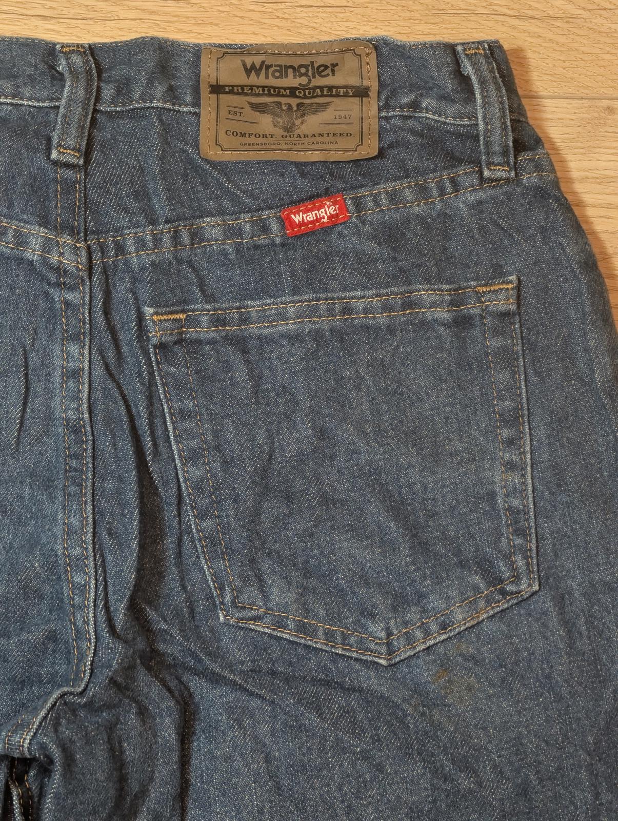 Wrangler Men's Straight Jeans - Blue - Size 29W 30L