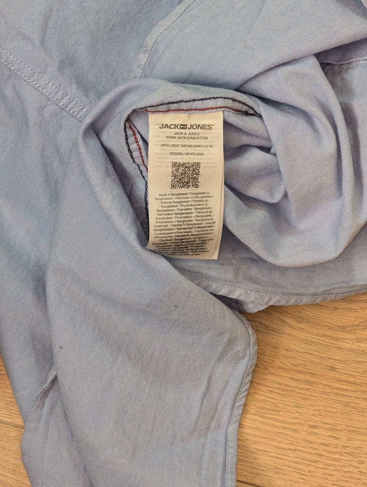 Jack & Jones Men's Shirt - Blue - Size XL