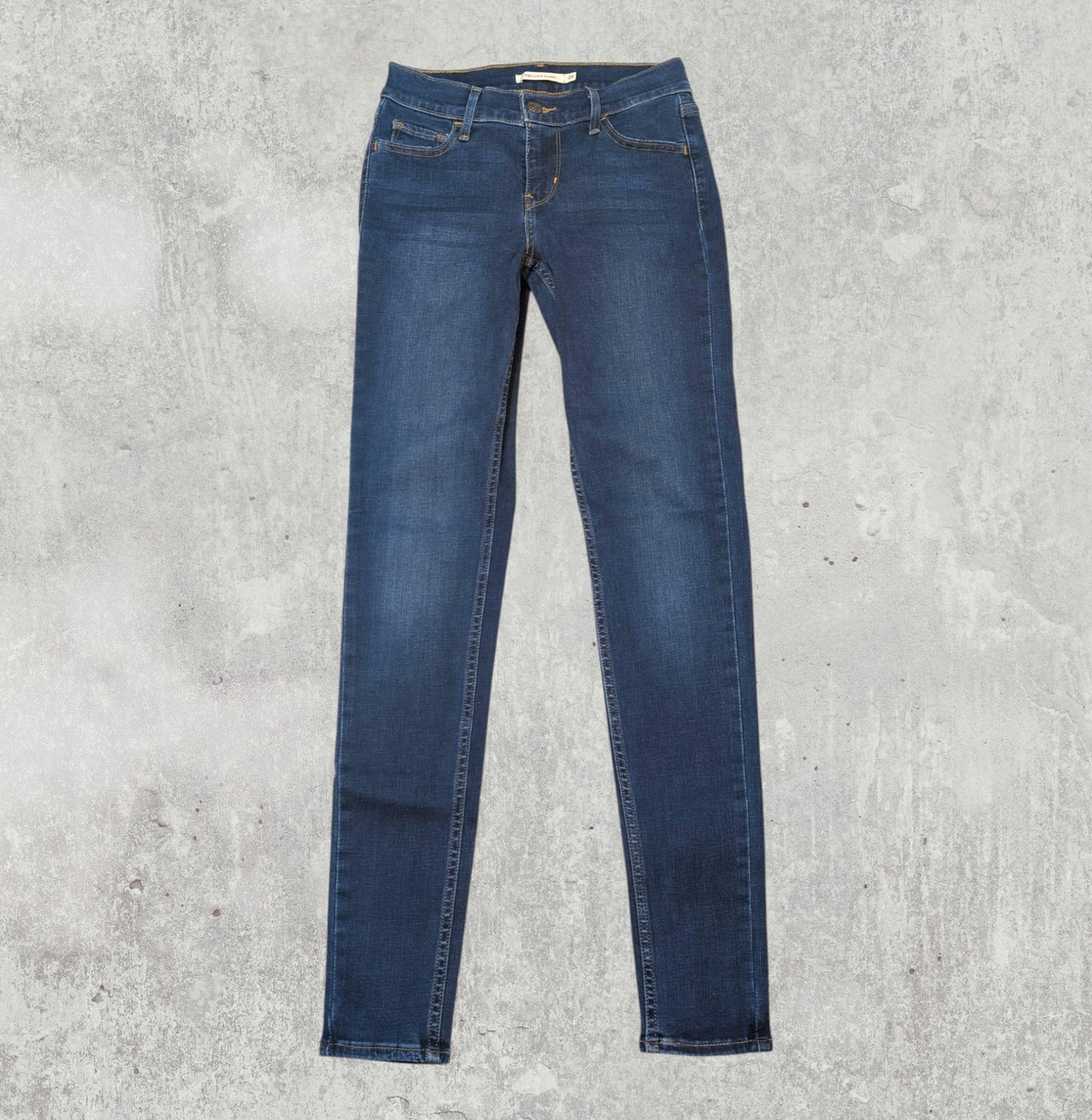 Levi's Women's 710 Super Skinny Jeans - Blue - Size 26W 30L