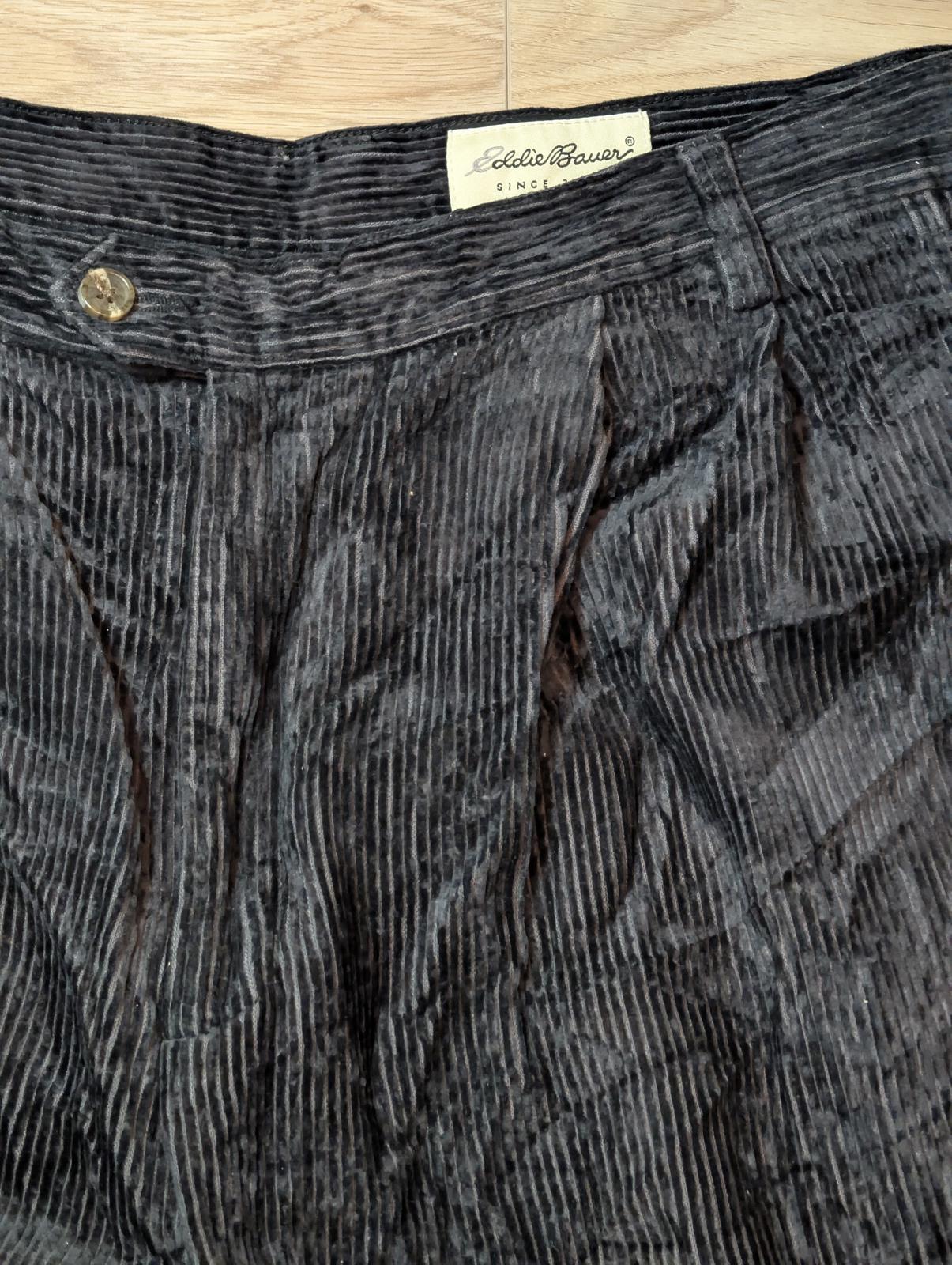 Eddie Bauer Men's Corduroy Trousers - Navy - Size 36W 30L