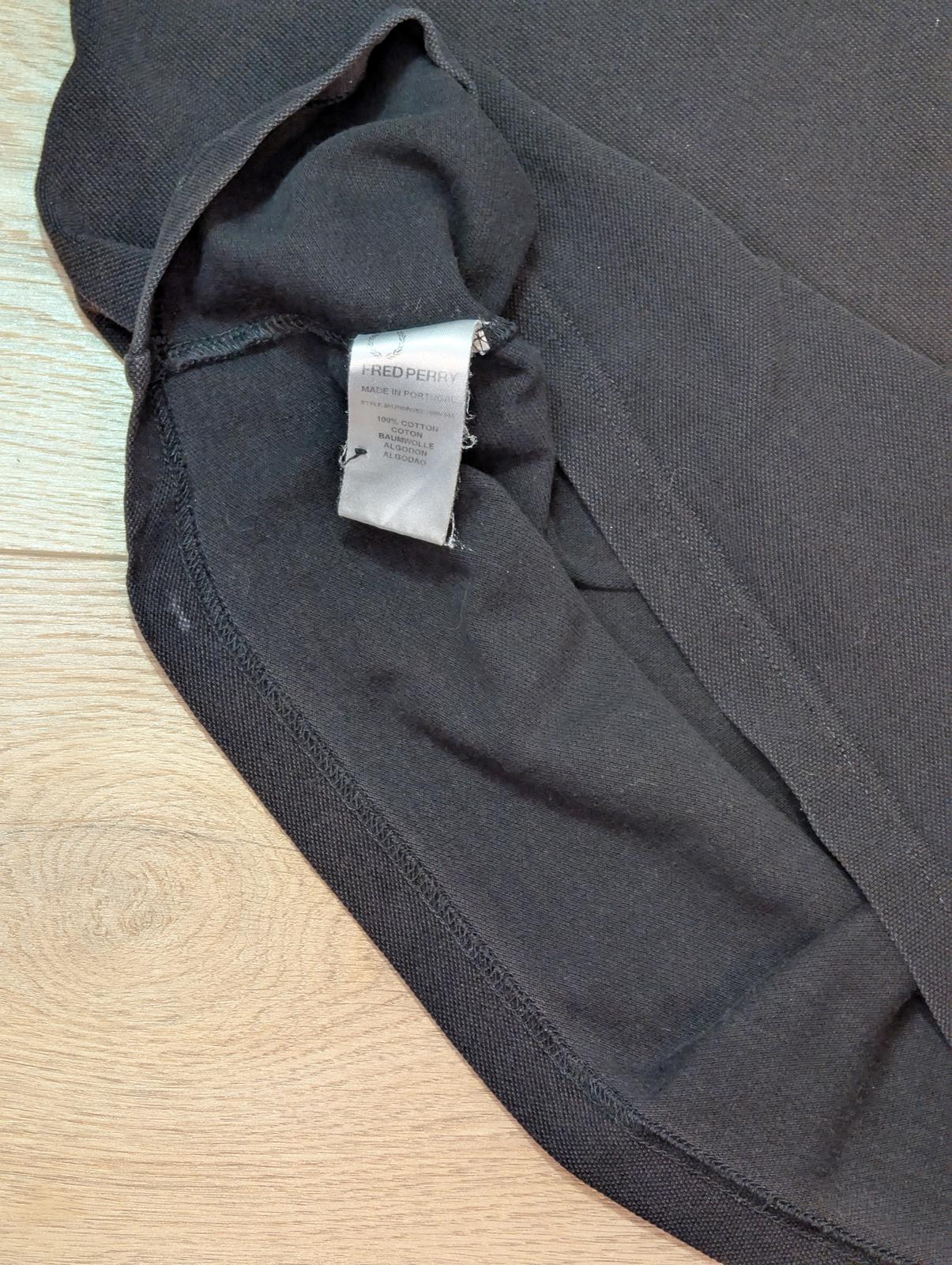 Fred Perry Men's Polo T Shirt - Black - Size Medium