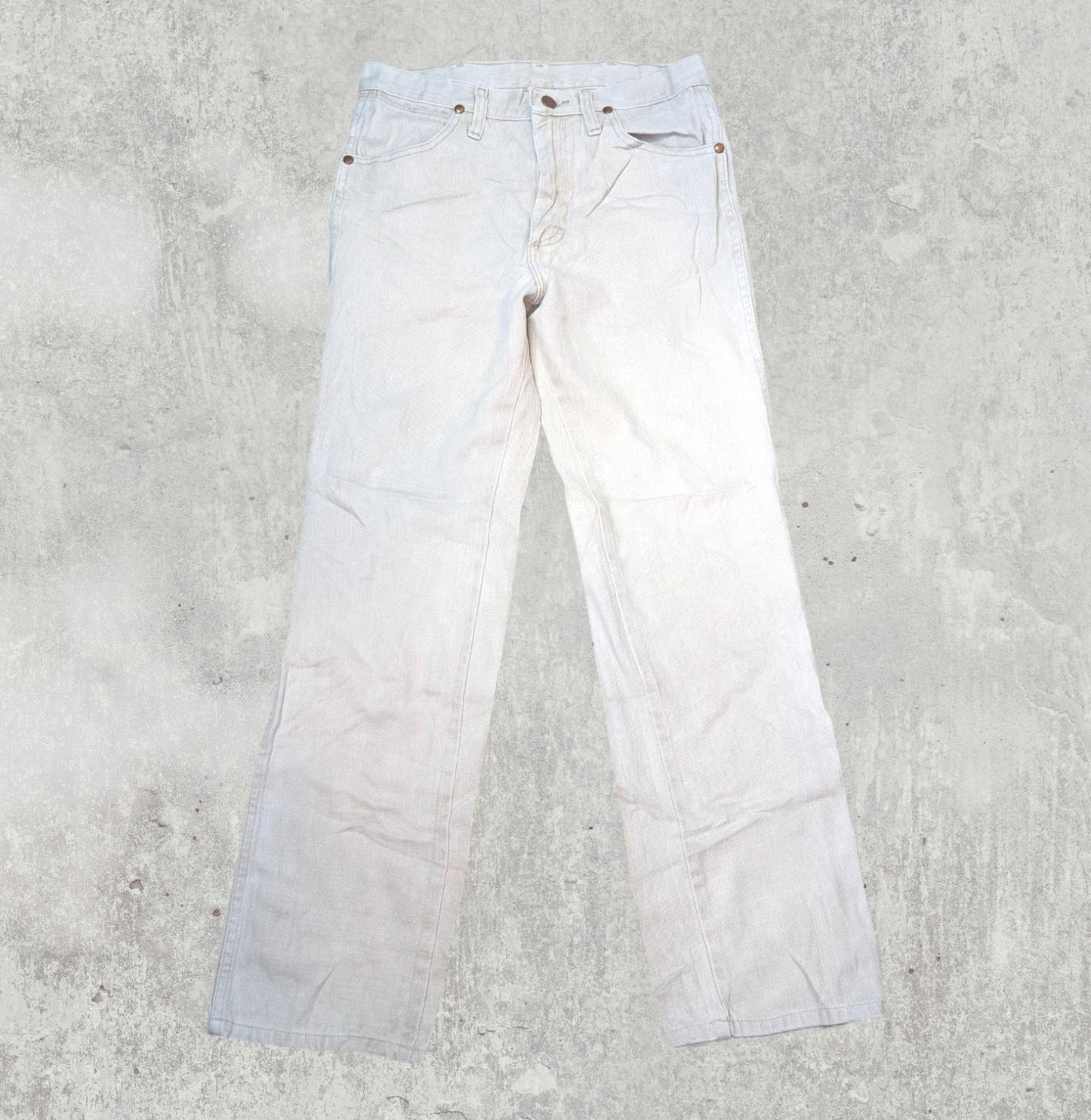 Wrangler Men's Slim Jeans - Beige - Size 29W 32L