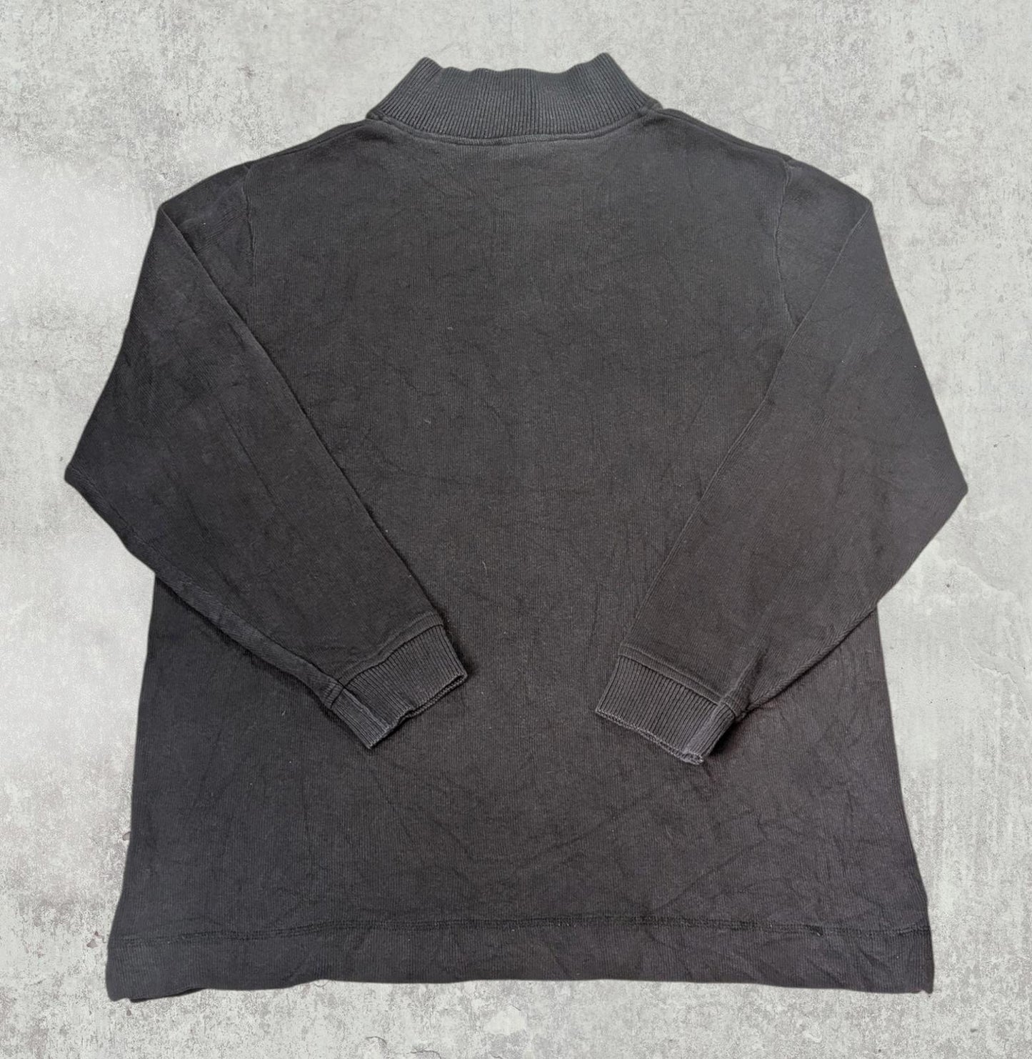 L.L. Bean Women's 1/4 Zip Jumper - Black - Size Large