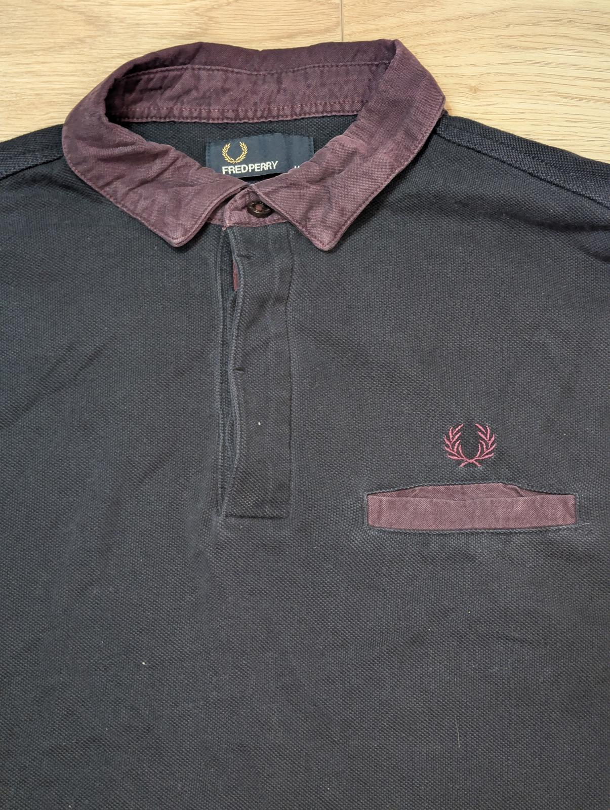 Fred Perry Men's Polo T Shirt - Navy - Size Medium