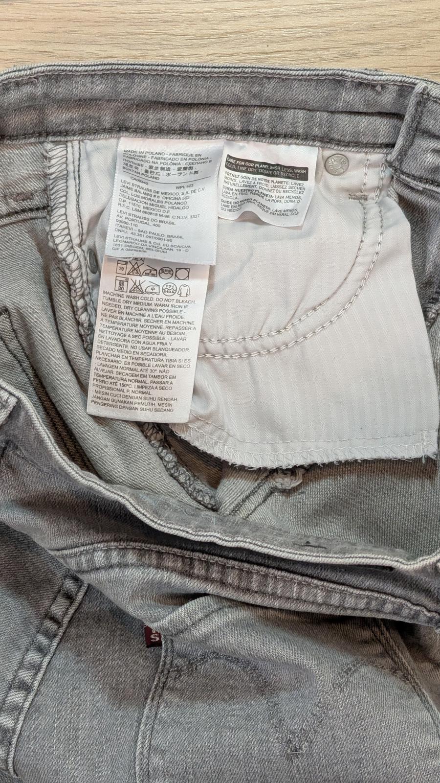 Levi's Women's Demi Curve Slim Jeans - Grey - Size 28W 32L