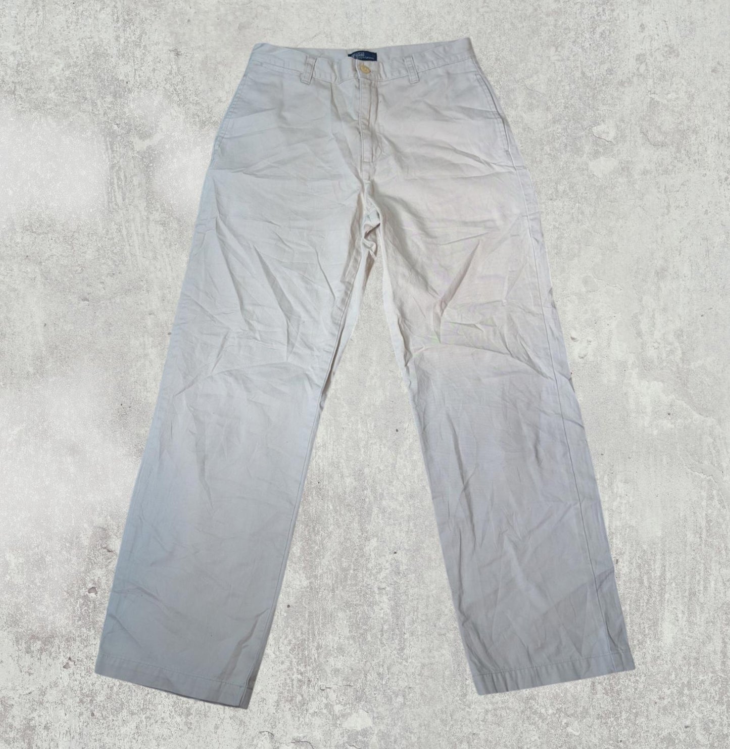 Ralph Lauren Kid's Chino Trousers - Beige - Size 27W 26L