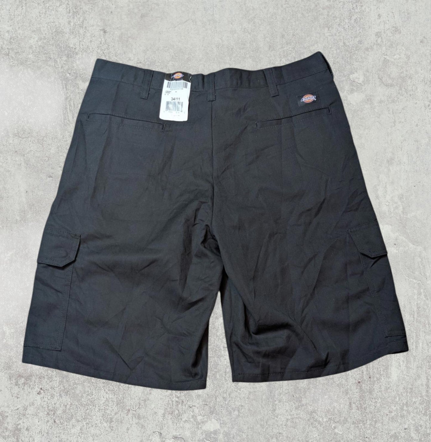 Dickies Men's Little Chungus Cargo Shorts - Black - Size 34W