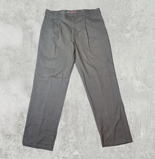 Lee Men's Custom Fit Chinos - Brown - Size 36W 32L