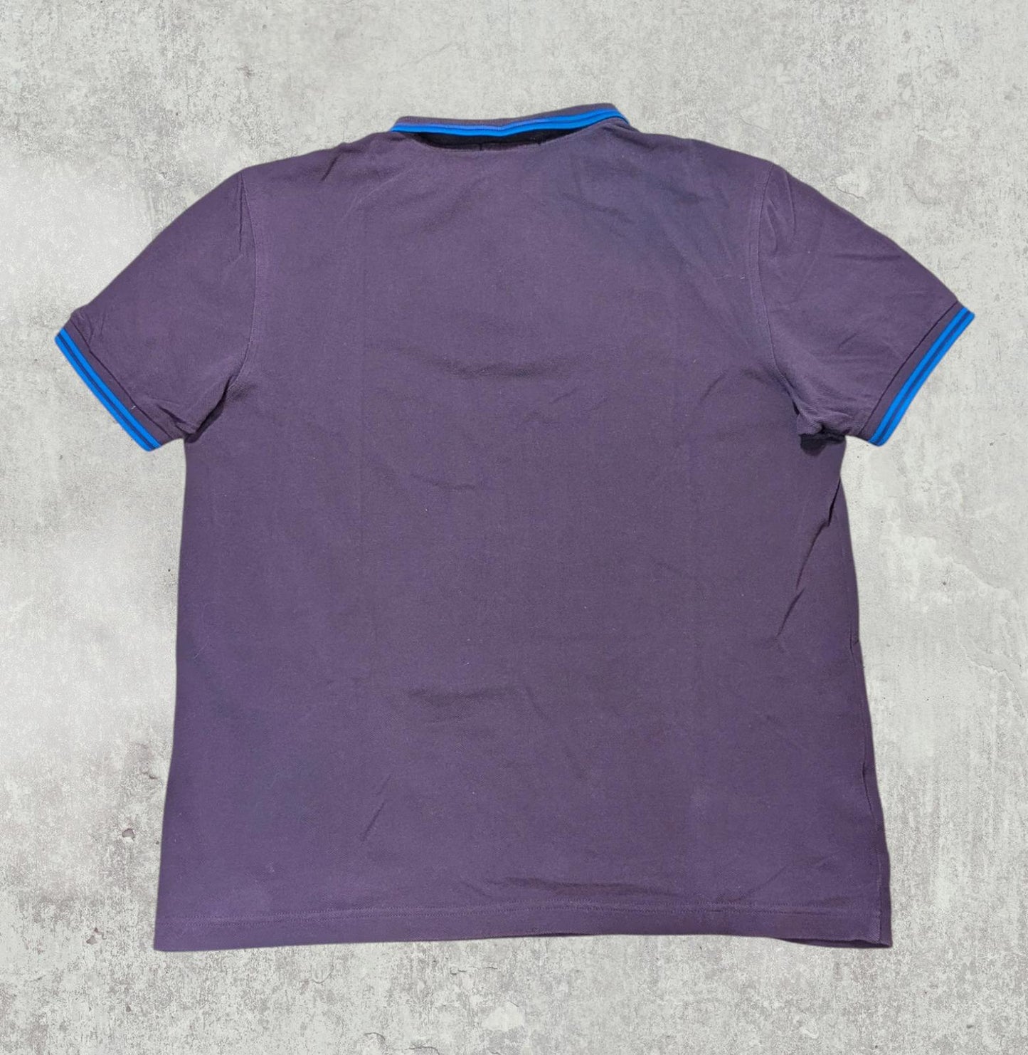 Fred Perry Men's Polo T Shirt - Burgundy - Size Large