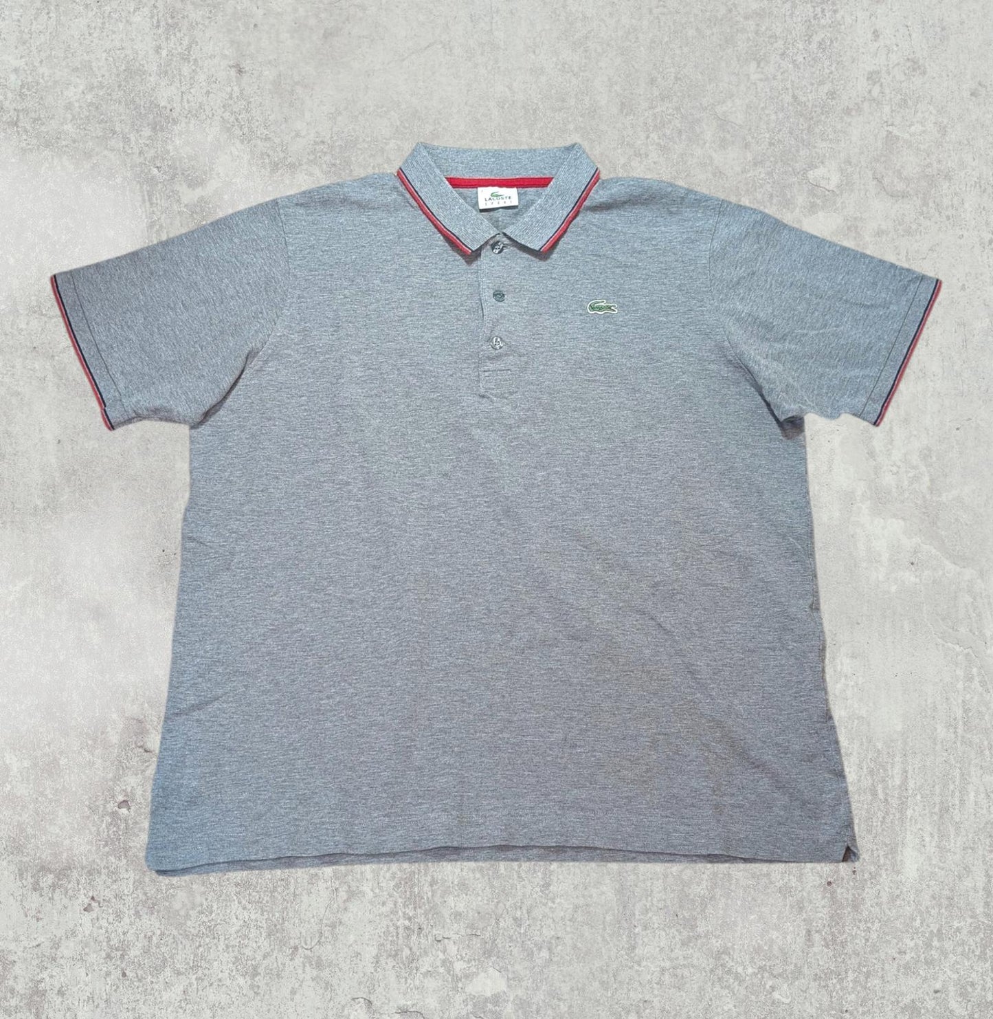 Lacoste Men's Polo T Shirt - Grey - Size 7 / XXL