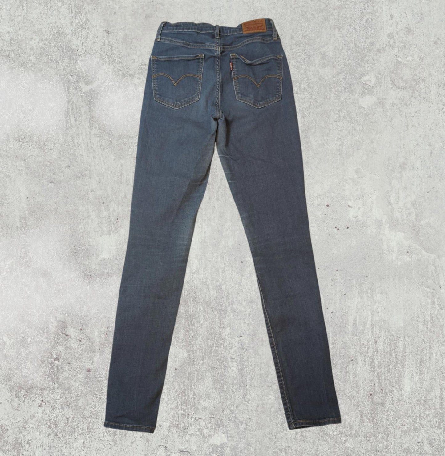 Levi's Women's 721 High Rise Skinny Jeans - Blue - Size 26W 30L