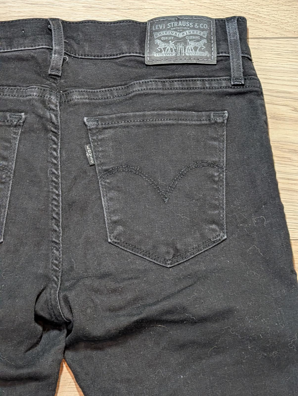 Levi's Women's 710 Super Skinny Jeans - Black - Size 27W 30L