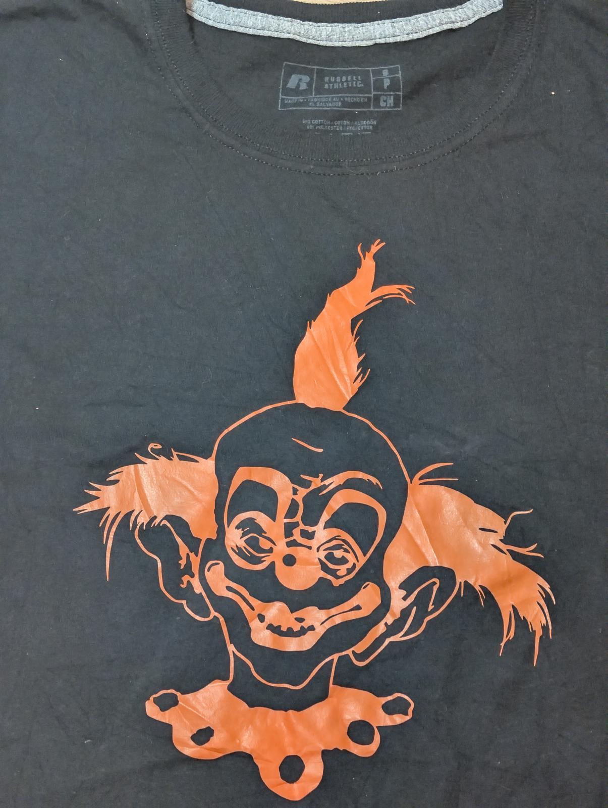 Russell Athletic Men's Clown T Shirt - Black - Size Small