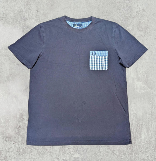 Fred Perry Men's T Shirt - Navy - Size Medium