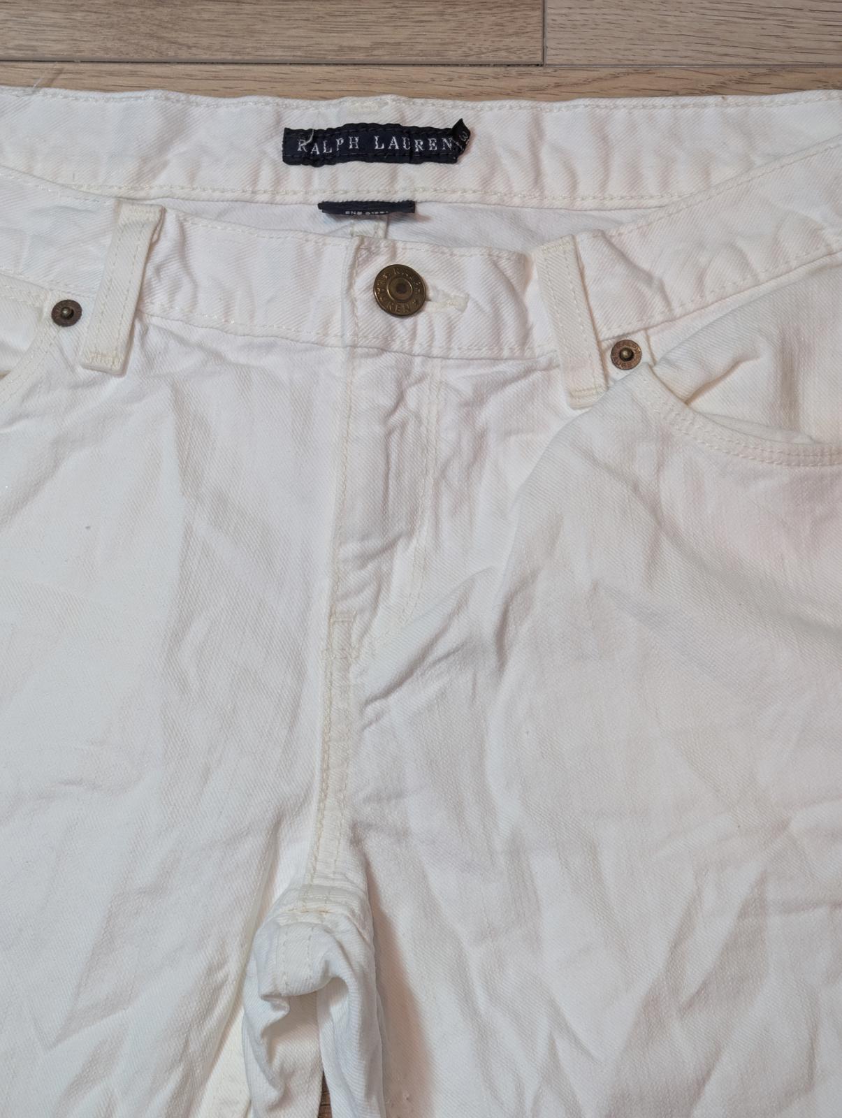 Ralph Lauren Women's Bootcut Jeans - White - Size 30W 31L