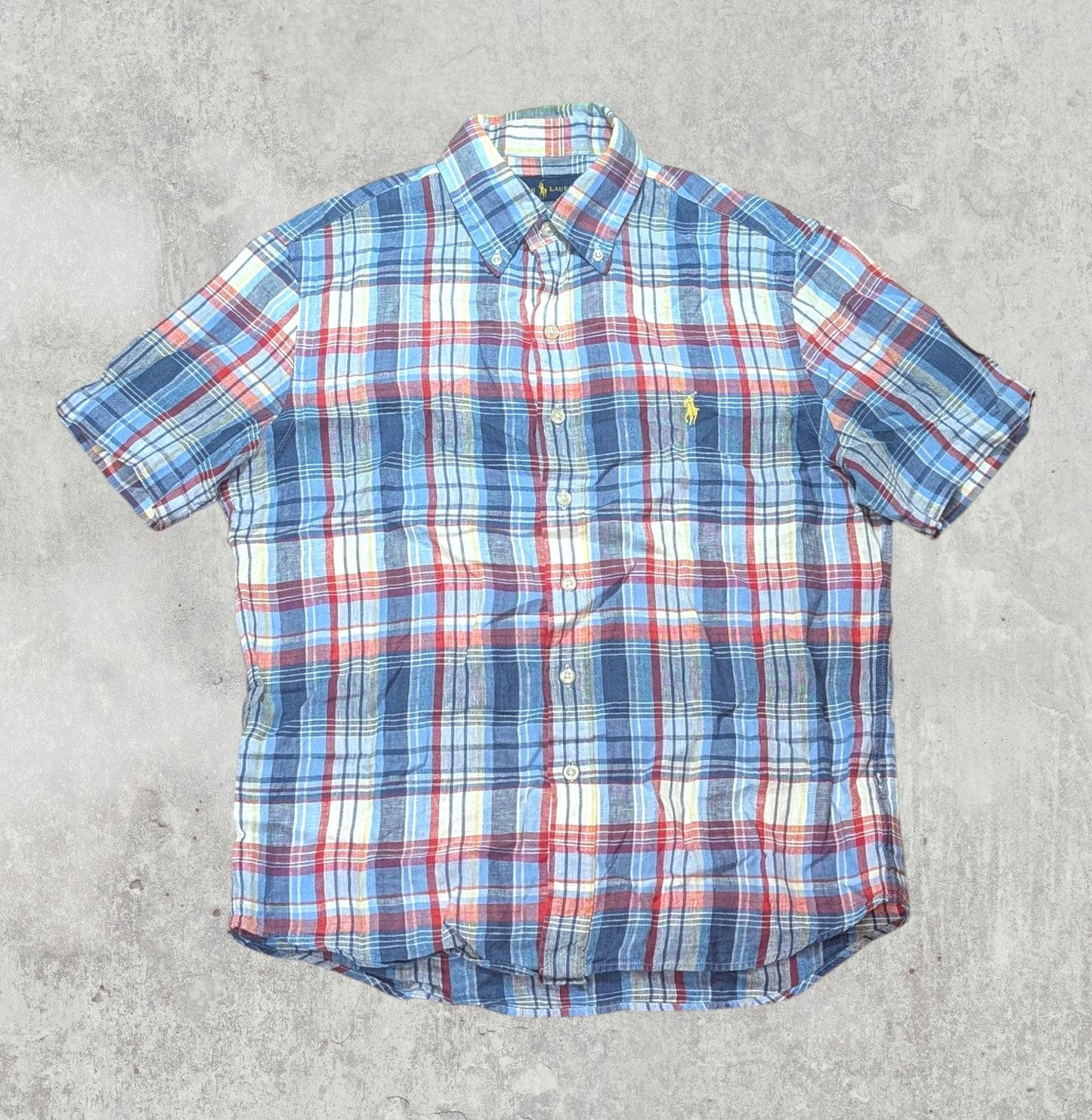 Ralph Lauren Men's Check Shirt - Blue - Size XS