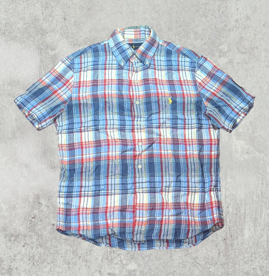 Ralph Lauren Men's Check Shirt - Blue - Size XS