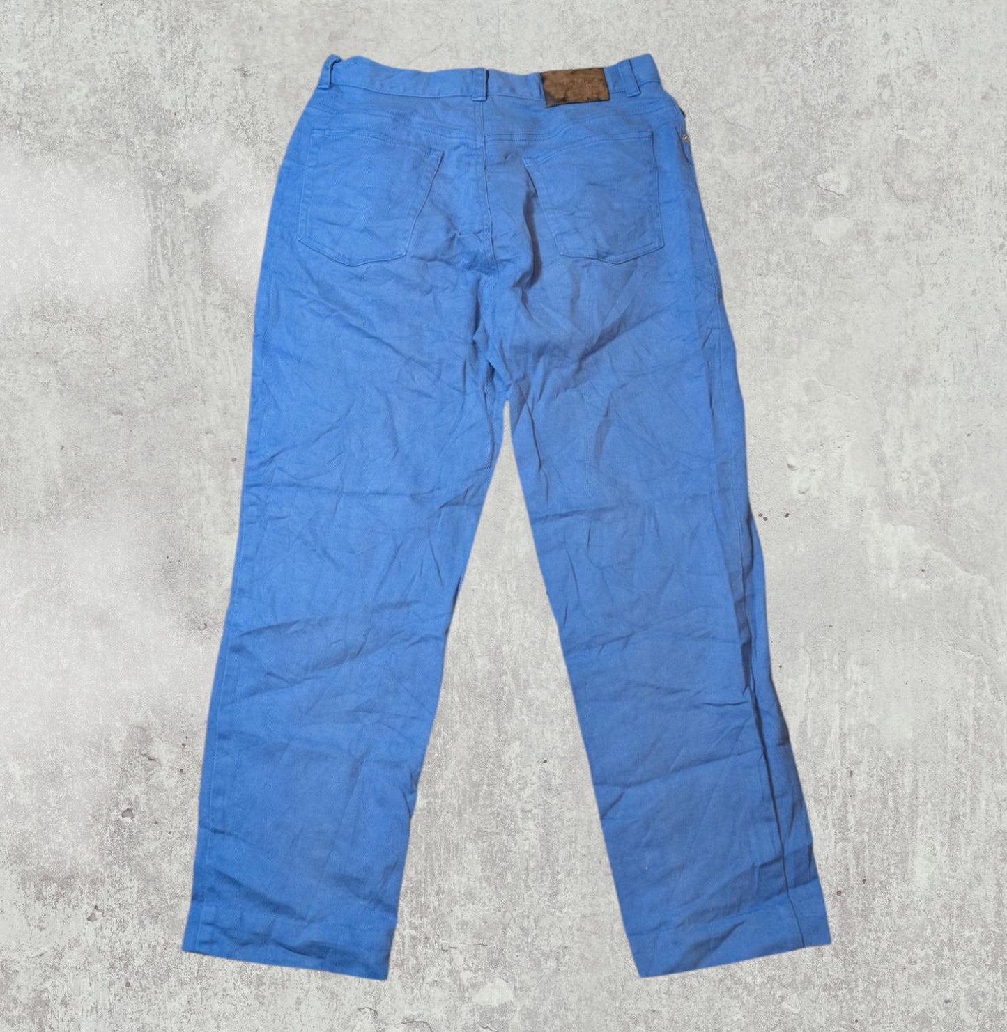 Lauren Jeans Co Ralph Lauren Women's Petite Jeans - Blue - Size 28W 25L