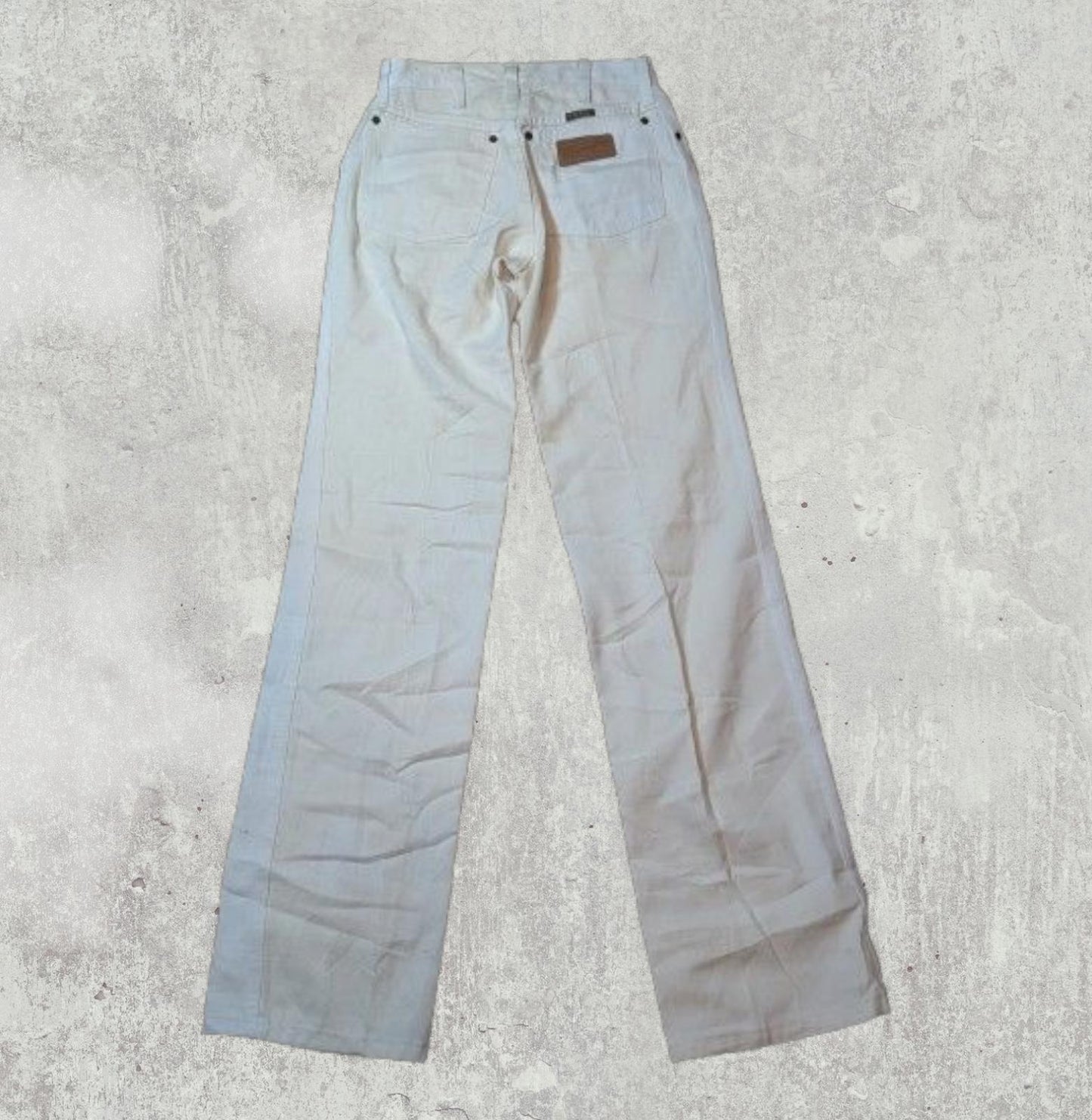 Wrangler Kid's Straight Jeans - White - Size 25W 32L