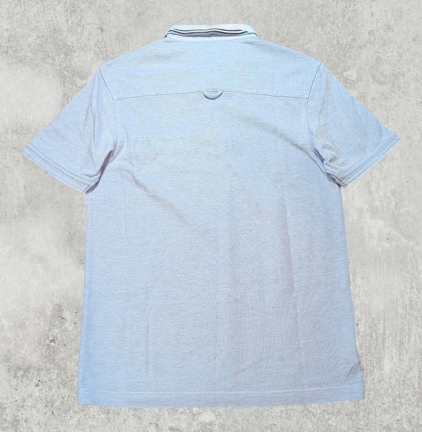 Fred Perry Men's Slim Fit Polo T Shirt - Blue - Size Medium