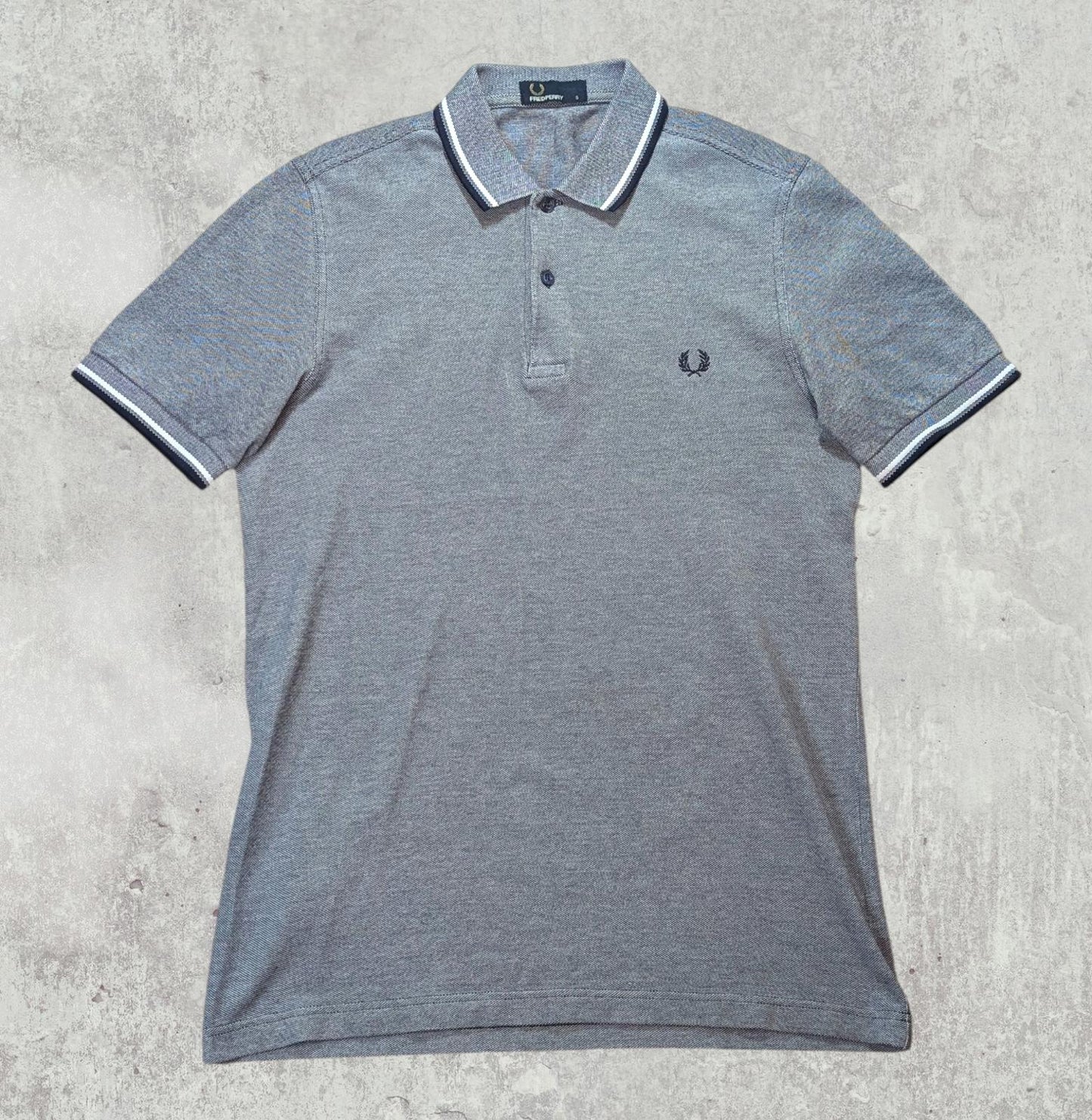 Fred Perry Men's Polo T Shirt - Grey - Size Small
