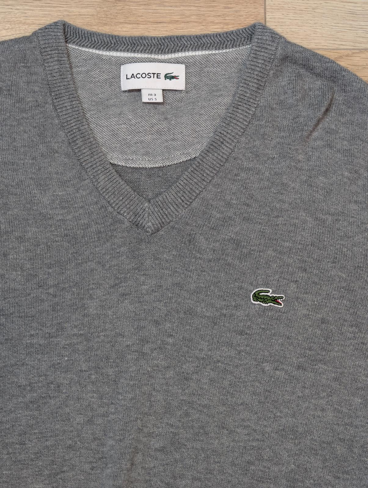 Lacoste Men's Sweatshirt Jumper - Grey - Size 3 / Small