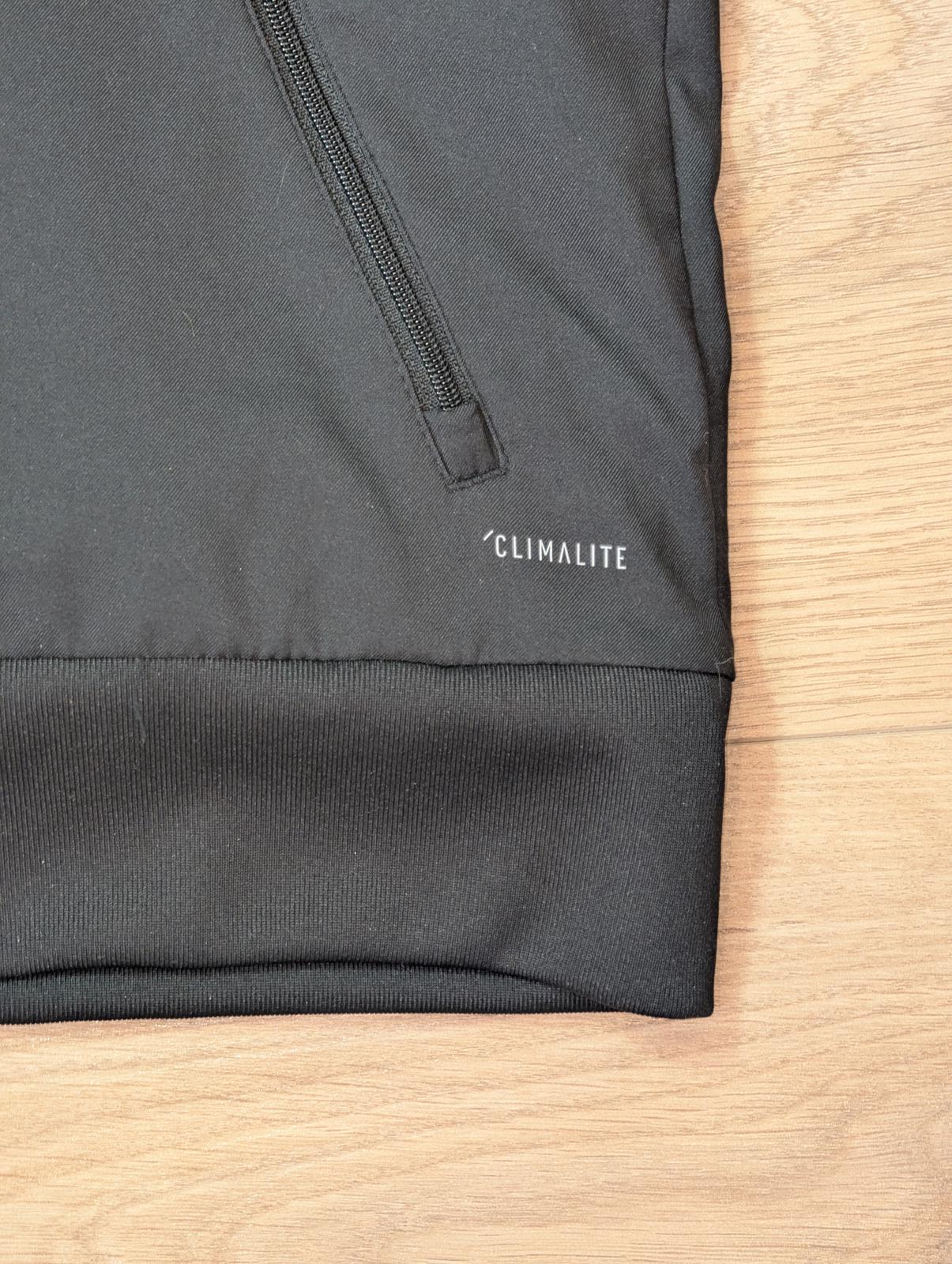 Adidas Men's Climalite Track Jacket - Black - Size Small