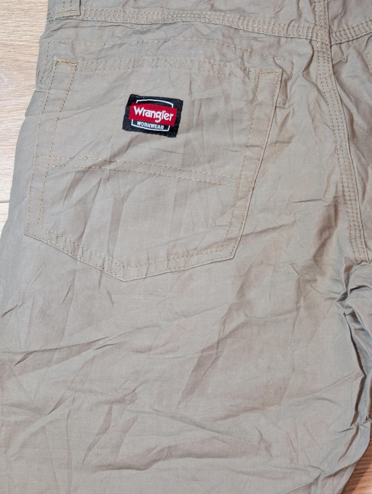 Wrangler Men's Workwear Trousers - Beige - Size 32W 30L