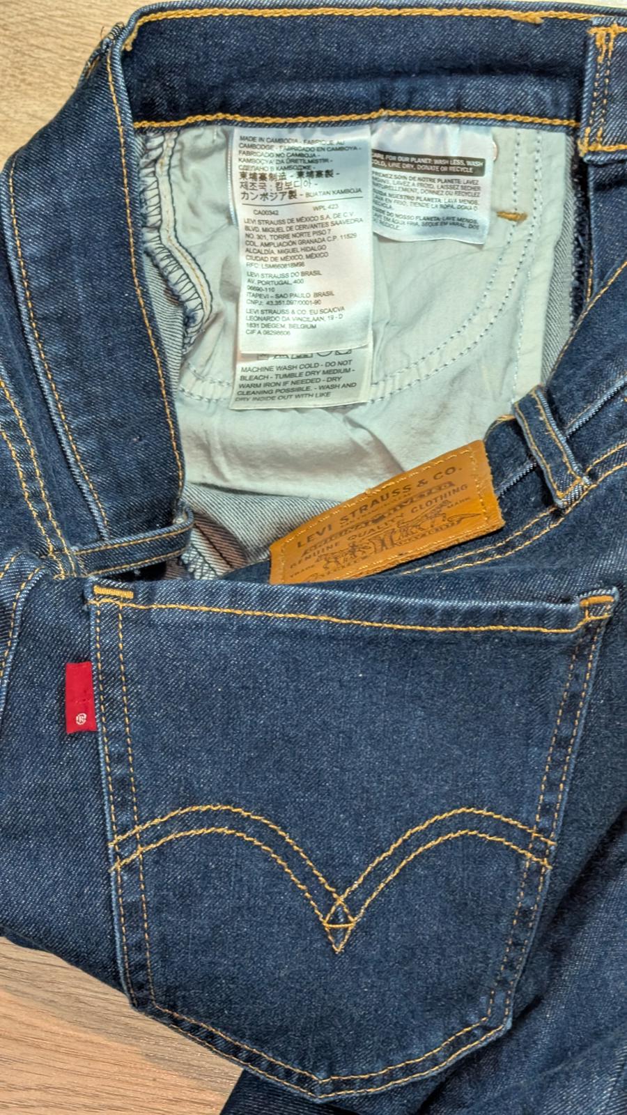 Levi's Women's Mile High Super Skinny Jeans - Blue - Size 25W 28L