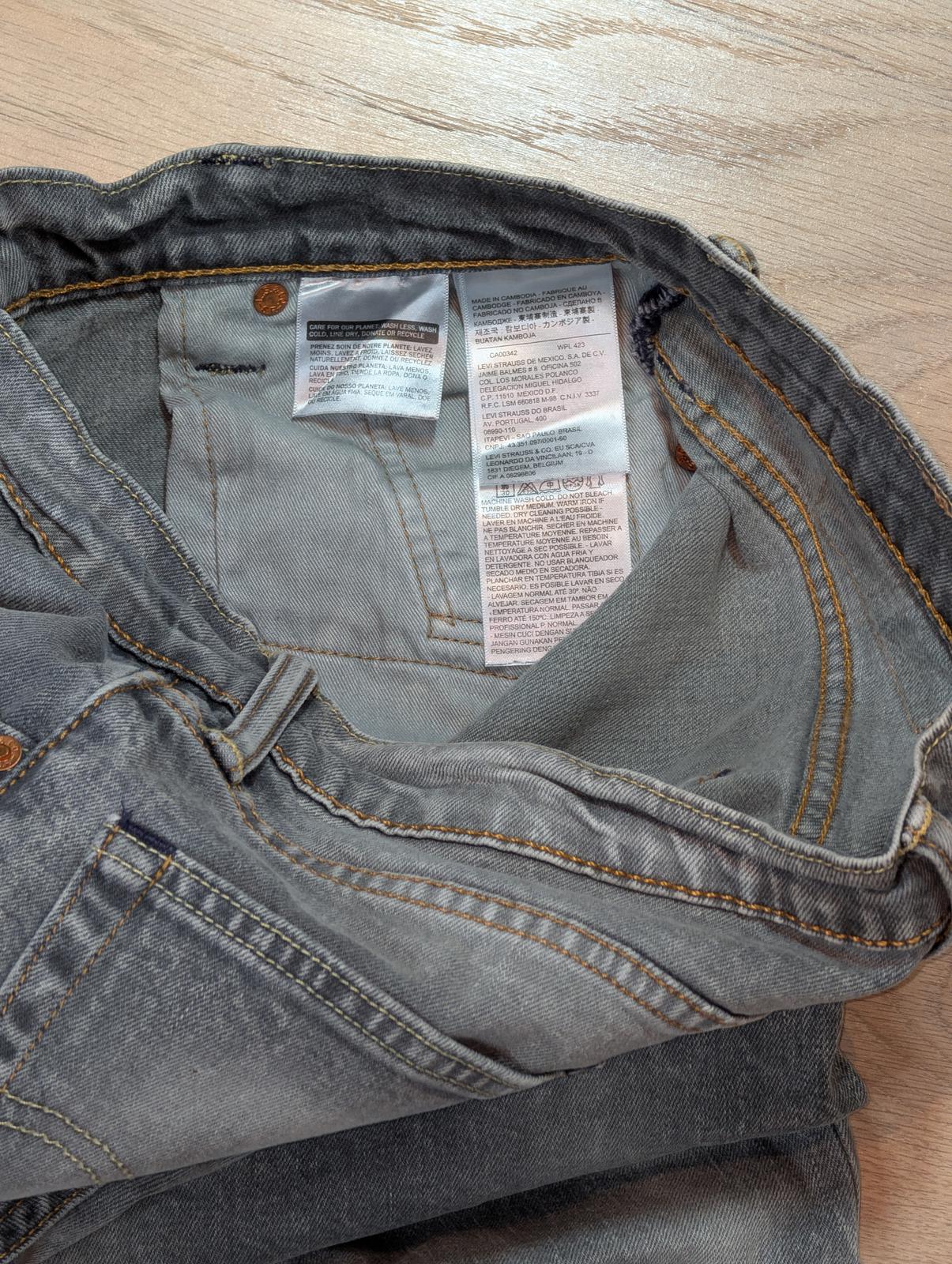 Levi's Men's 510 Skinny Jeans - Grey - Size 30W 32L