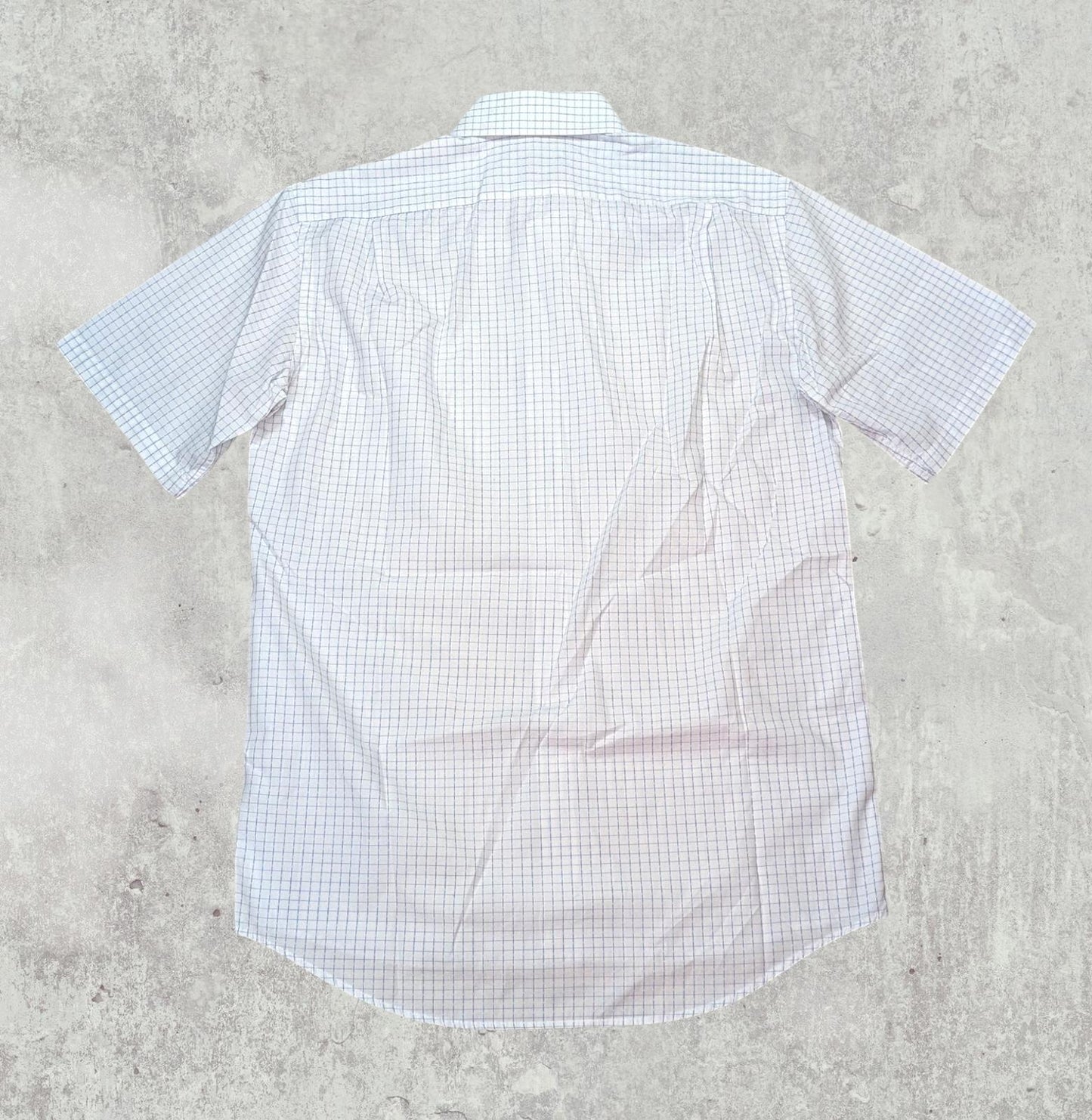 Lacoste Men's Check Shirt - White - Size Small