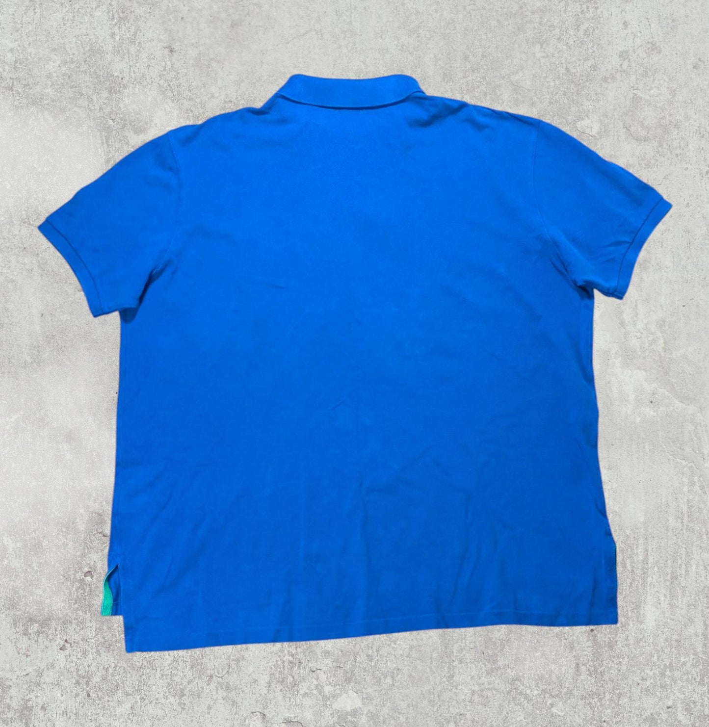 Ralph Lauren Men's Custom Fit Big Pony Polo T Shirt - Blue - Size XL