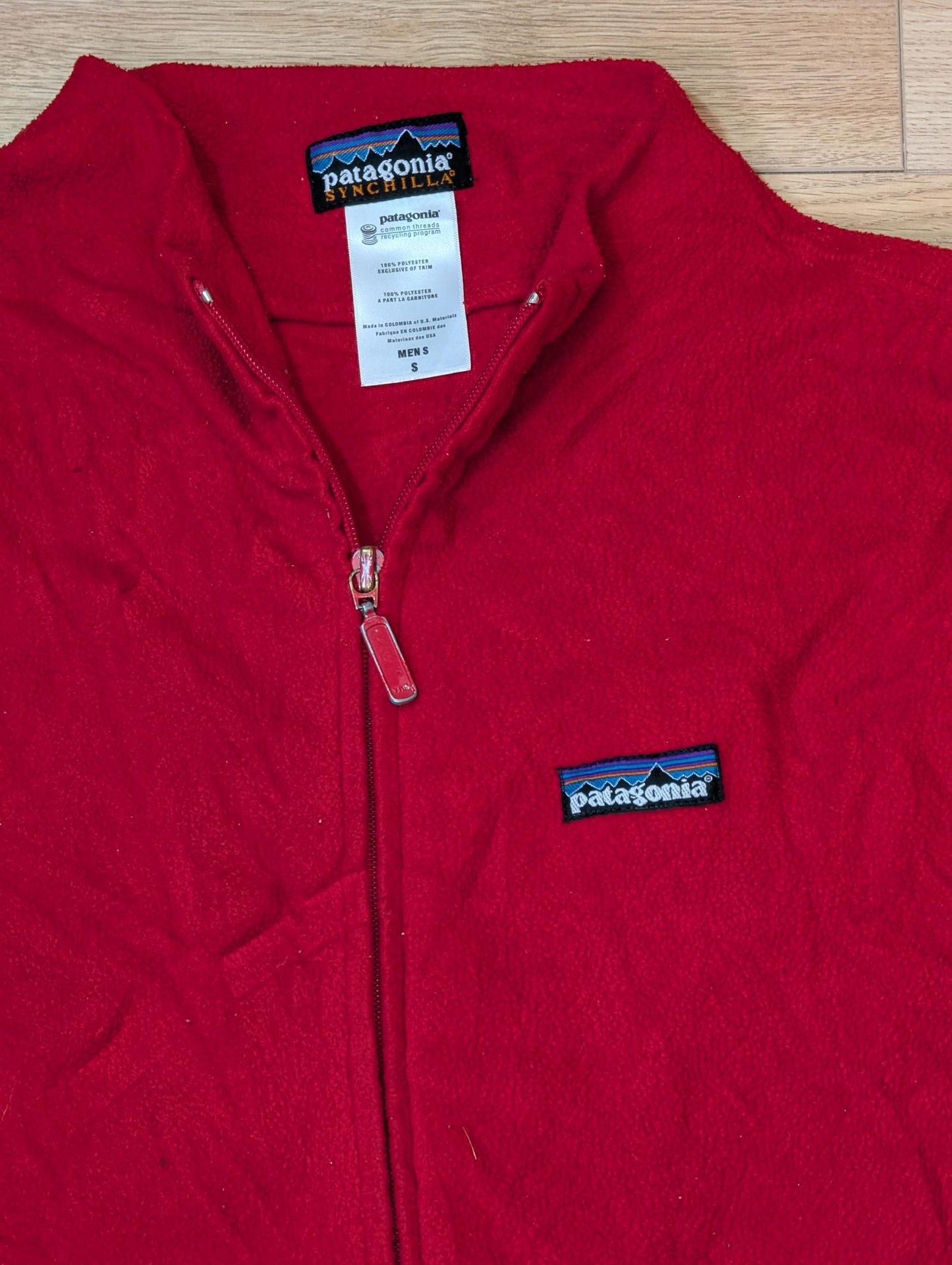 Patagonia Men's Synchilla Fleece Vest - Red - Size Small