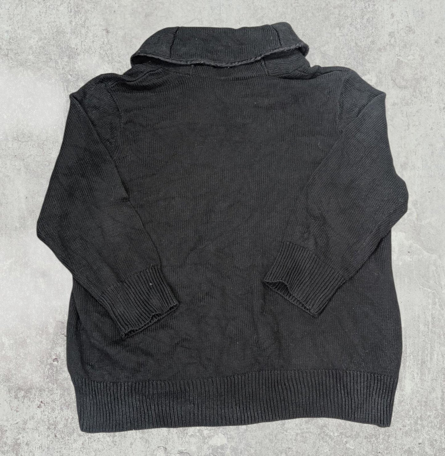 Chaps Women's Jumper - Black - Size XL