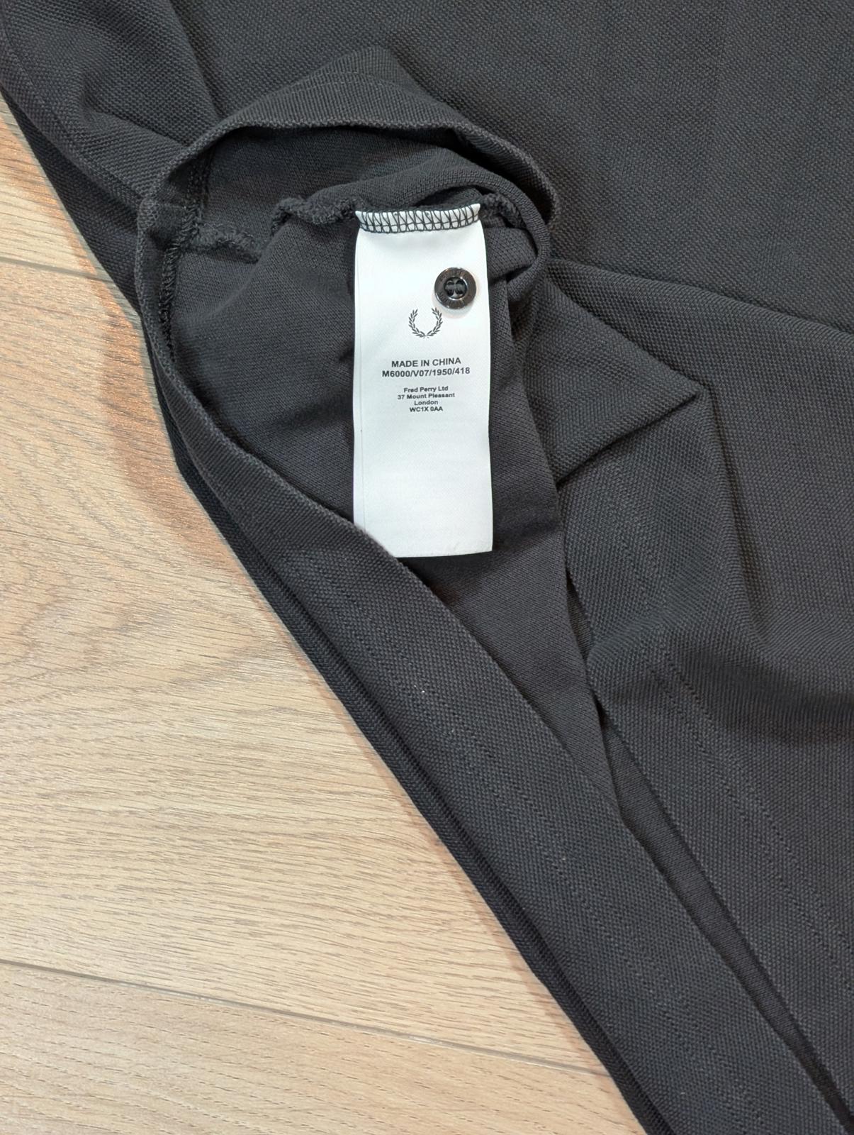 Fred Perry Men's Polo T Shirt - Grey - Size Large