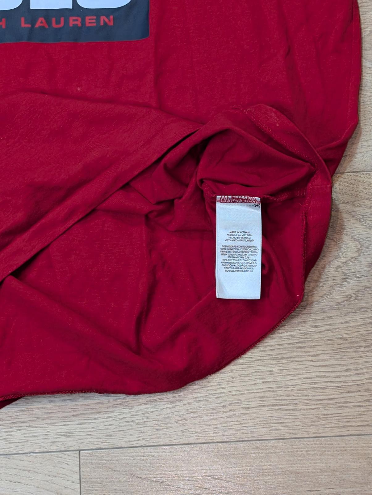 Ralph Lauren Men's T Shirt - Red - Size Medium