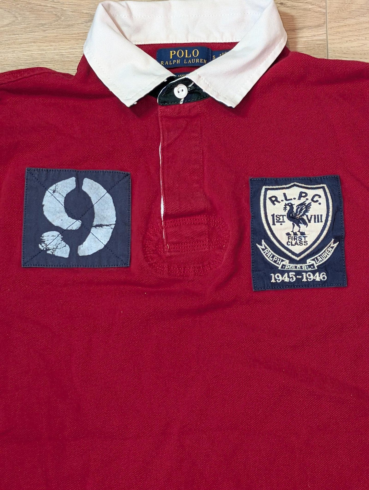 Ralph Lauren Men's Classic Fit Polo T Shirt - Red - Size Small